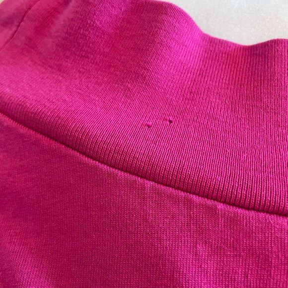 💚 Woman Within Mock Neck Half Sleeve Tee Pink 3x - Picture 3 of 6